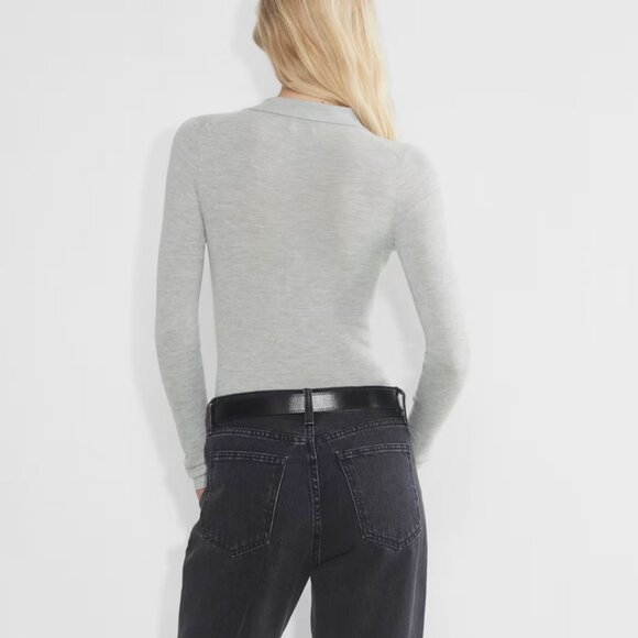 Wilfred Clarette Merino Wool Polo Sweater - Picture 12 of 15